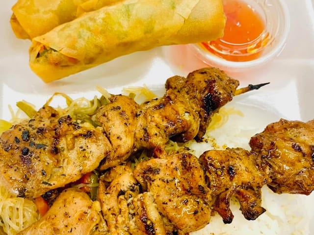 Chicken Stick Plate.