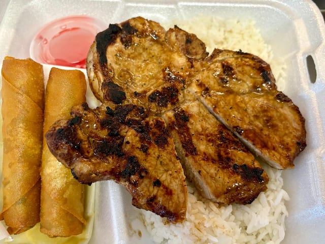 Pork Chop Plate.