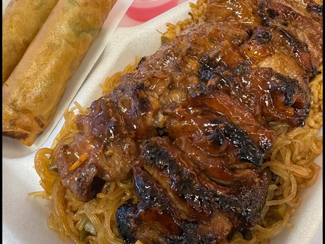 Pork Stick Plate.